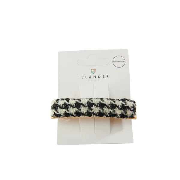 Islander® Harris Tweed Barrette Rectangle Hair Clip - Image 2