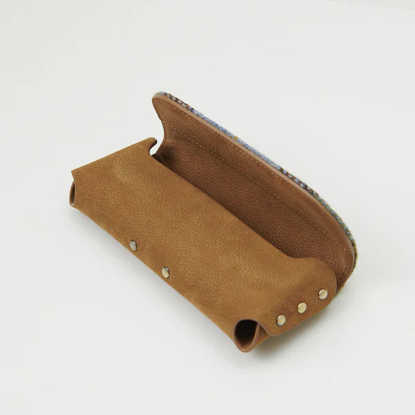 Islander® Leather Glasses Case with Harris Tweed® - Image 11