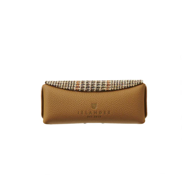 Islander® Leather Glasses Case with Harris Tweed® - Image 4