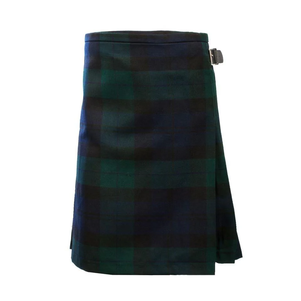 Boys Polyviscose Kilt - Black Watch - CLEARANCE