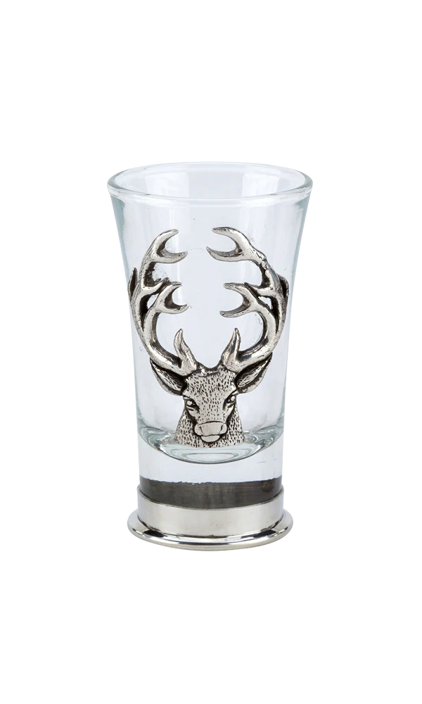 Shot Glass - Stag Emblem