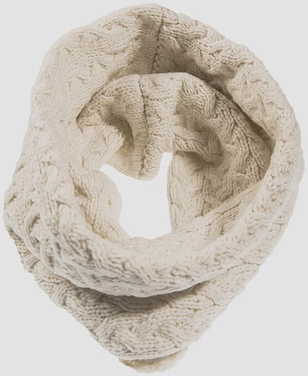 Women's Supersoft Merino Wool Full Circle Scarf by Aran Mills - Image 2